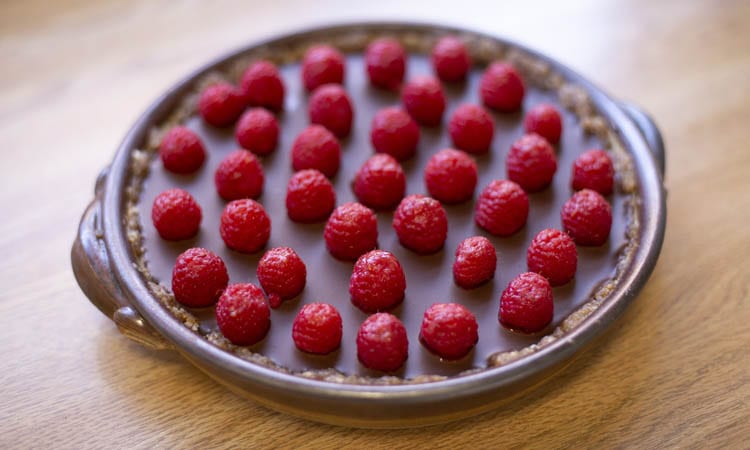 raspberry chocolate ganache